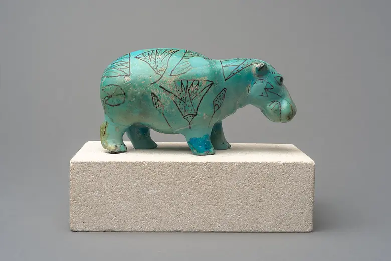Statuette of a hippopotamus