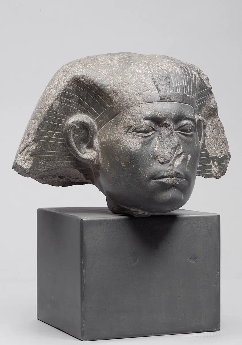 Head from a sphinx of Senwosret III 