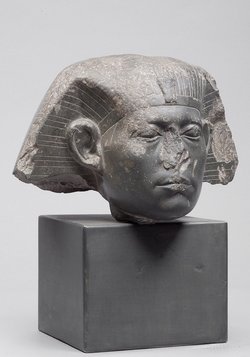 Head from a sphinx of Senwosret III 