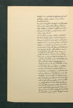 handschriftliche Dienstordnung für Museumsaufseher