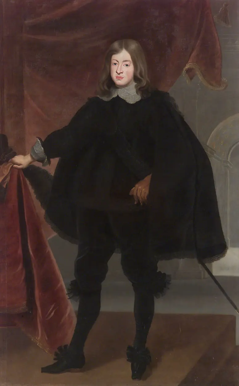 Ferdinand IV. (1633-1654), römischer König, Sohn von Ferdinand III., in schwarzer Kleidung