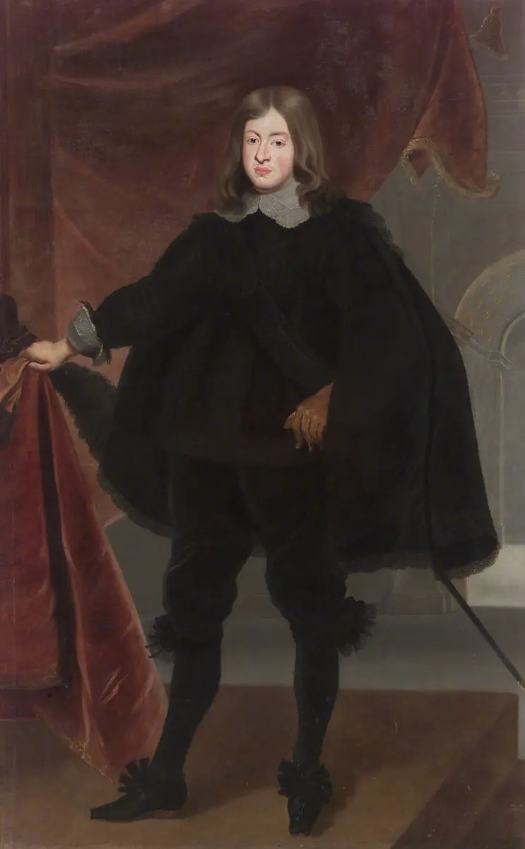 Ferdinand IV. (1633-1654), römischer König, Sohn von Ferdinand III., in schwarzer Kleidung