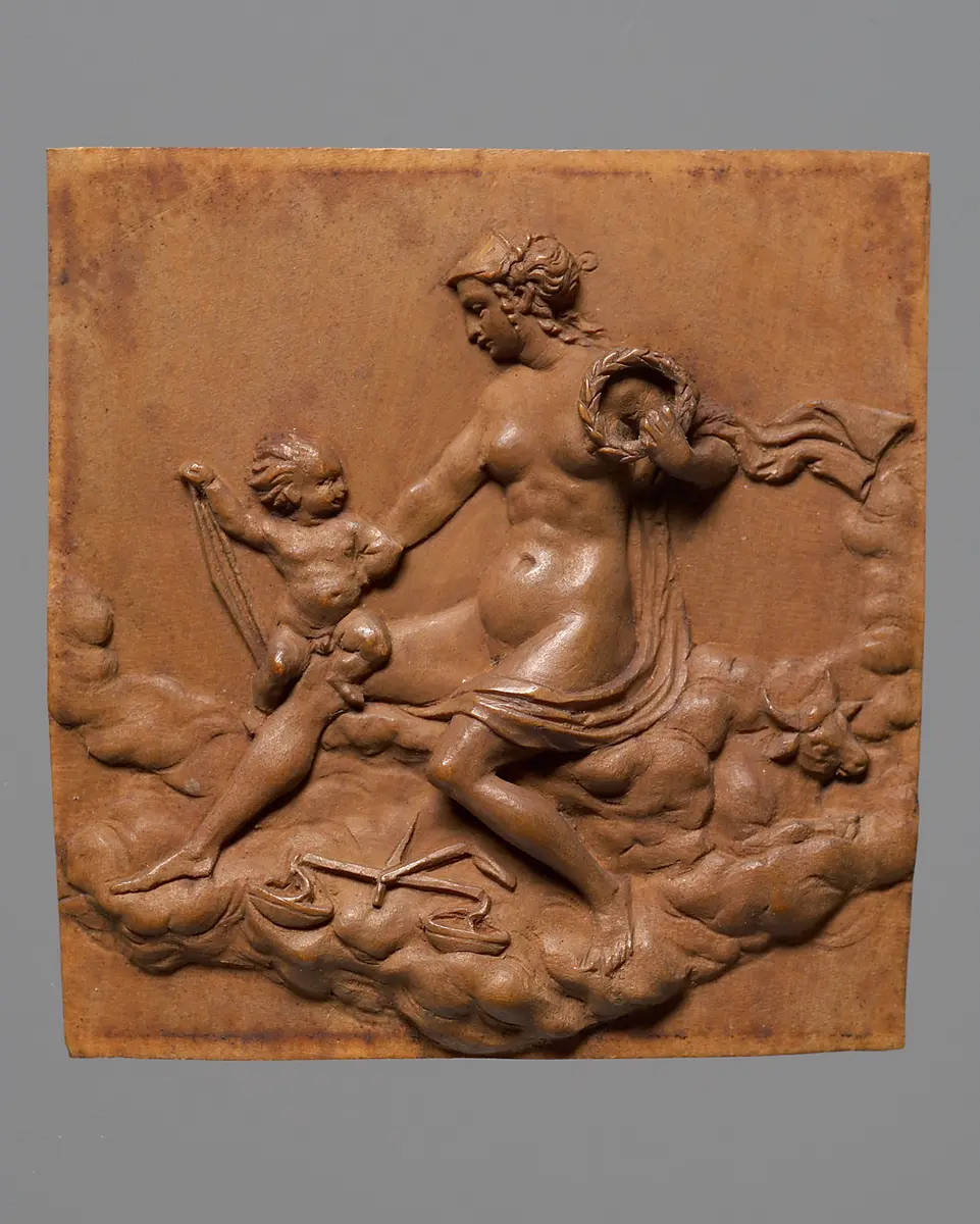 Venus und Amor; Goldschmiedemodell
