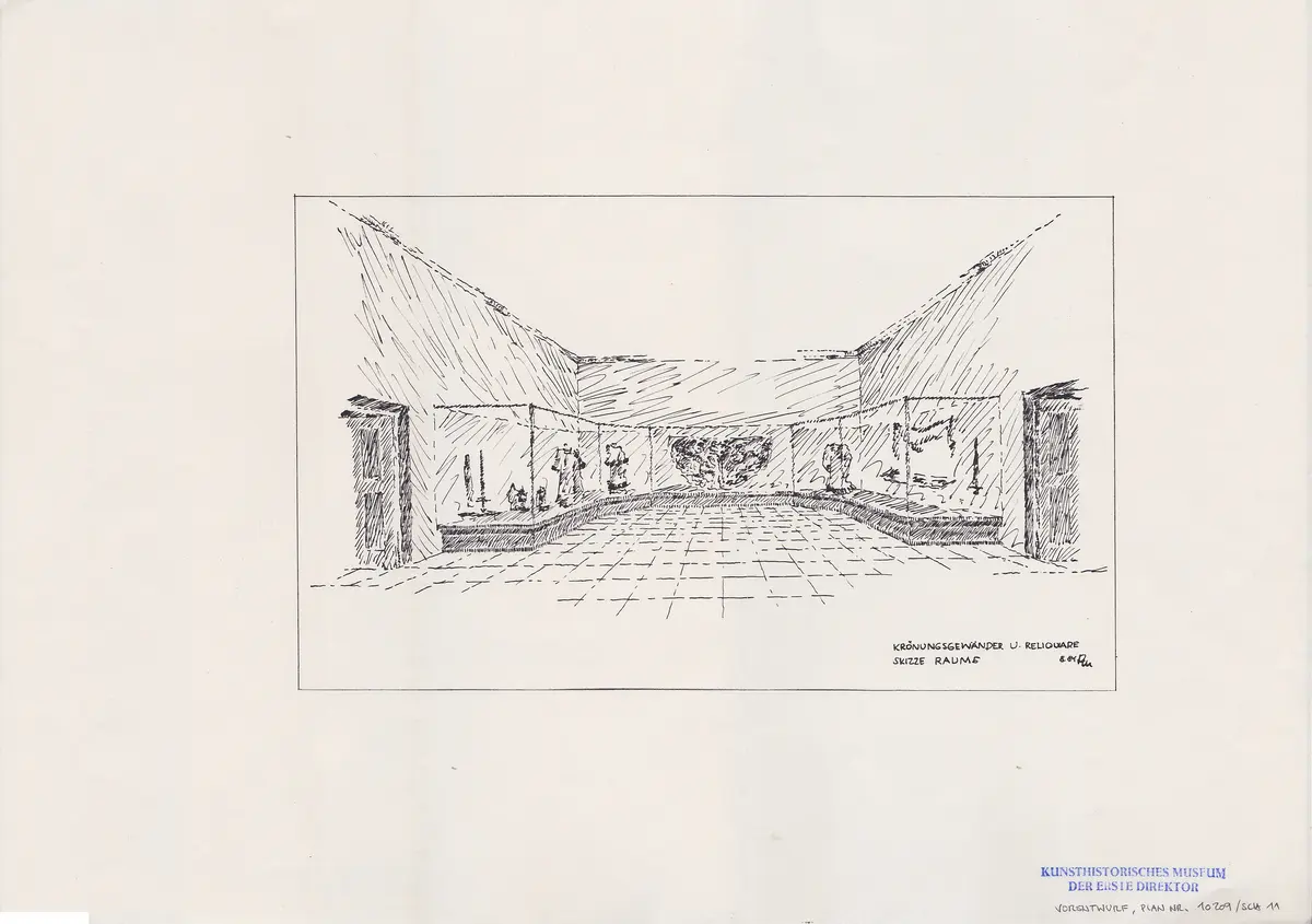 Schatzkammer. Vorentwurf Raum 5