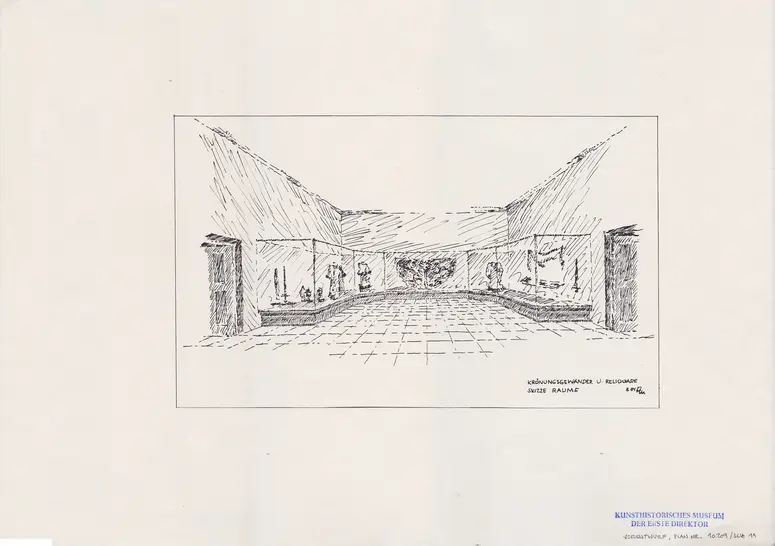Schatzkammer. Vorentwurf Raum 5