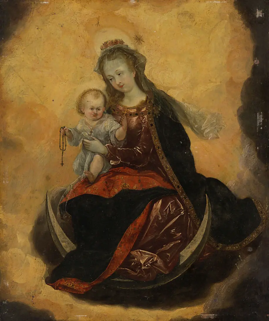 Madonna auf der Mondsichel