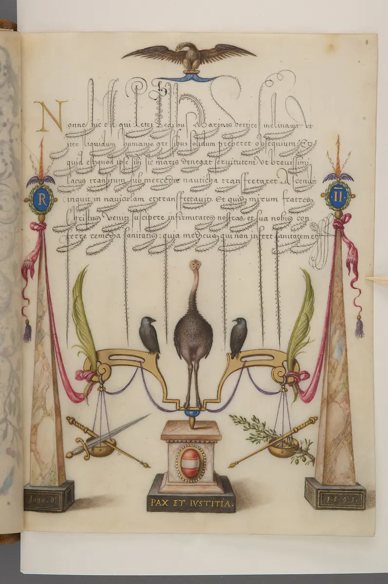 Schriftmusterbuch; 127 Blatt Pergament