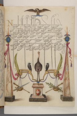 Schriftmusterbuch; 127 Blatt Pergament