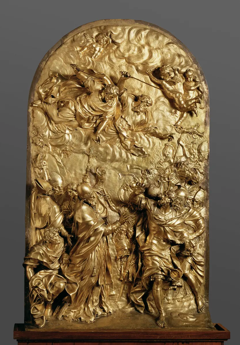 Die Begegnung von Papst Leo des Großen mit dem Hunnenkönig Attila