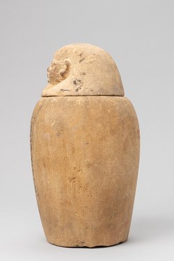 Kanope des Wah-ib-re mit Deckel in Form eines Menschenkopfes