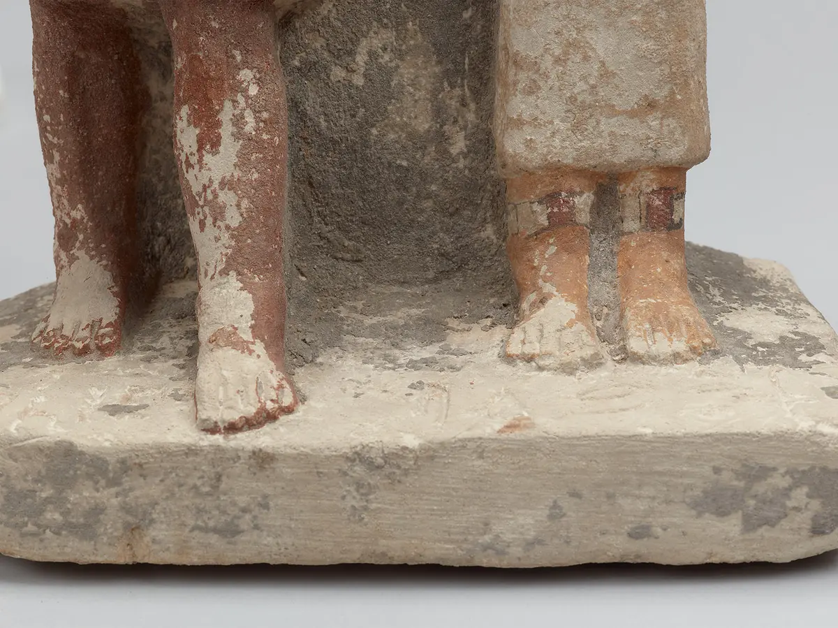 Kopflose Zweiergruppe des Schepses-ptah und seiner Frau Ni-si-redi