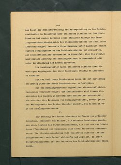 Dienstvorschrift für das Kunsthistorische Museum in Wien