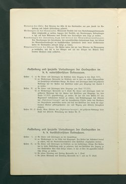 Verhaltungen für den Dienst in den k. k. Hofmuseen und im Hoftheater