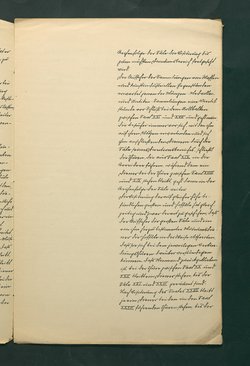 handschriftliche Dienstordnung für Museumsaufseher
