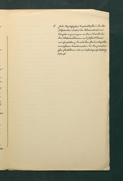 handschriftliche Dienstordnung für Museumsaufseher