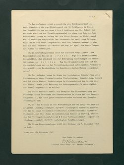 Dienstanweisungen für Postenaufseher, Portiere, die Telephonzentrale, Oberaufseher, Nachtportiere und Nachtaufseher, für den Wochendienst der Beamten und der Verwaltungskanzlei