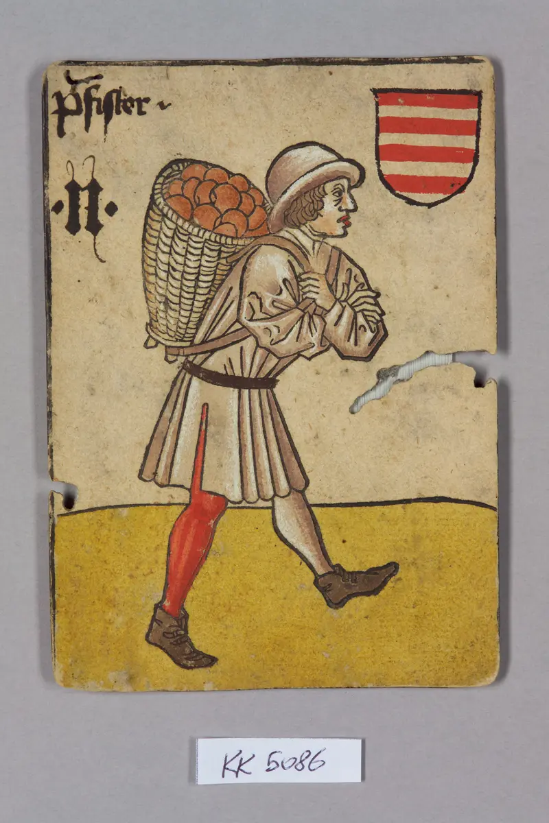 Kartenspiel, sog. Hofämterspiel