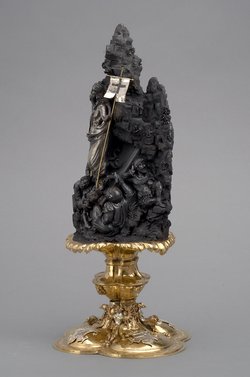 Handstein mit der Auferstehung Christi und Kaiser Karl V. nach der Schlacht von Pavia