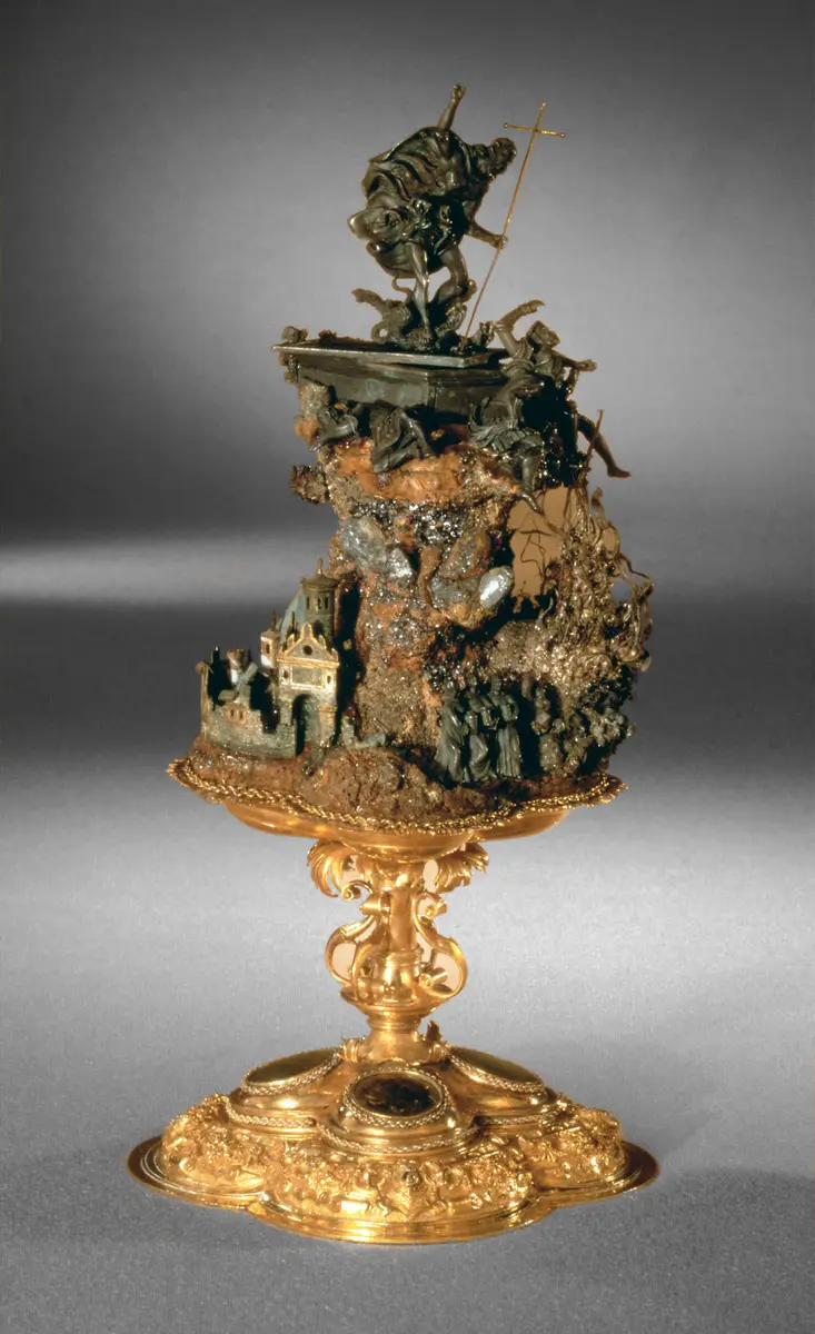 Handstein mit der Auferstehung Christi