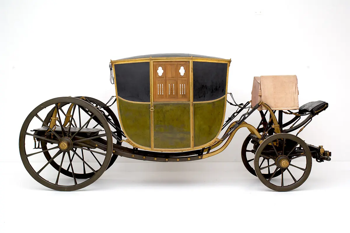 Four-seater travelling carriage of the Counts Harrach
