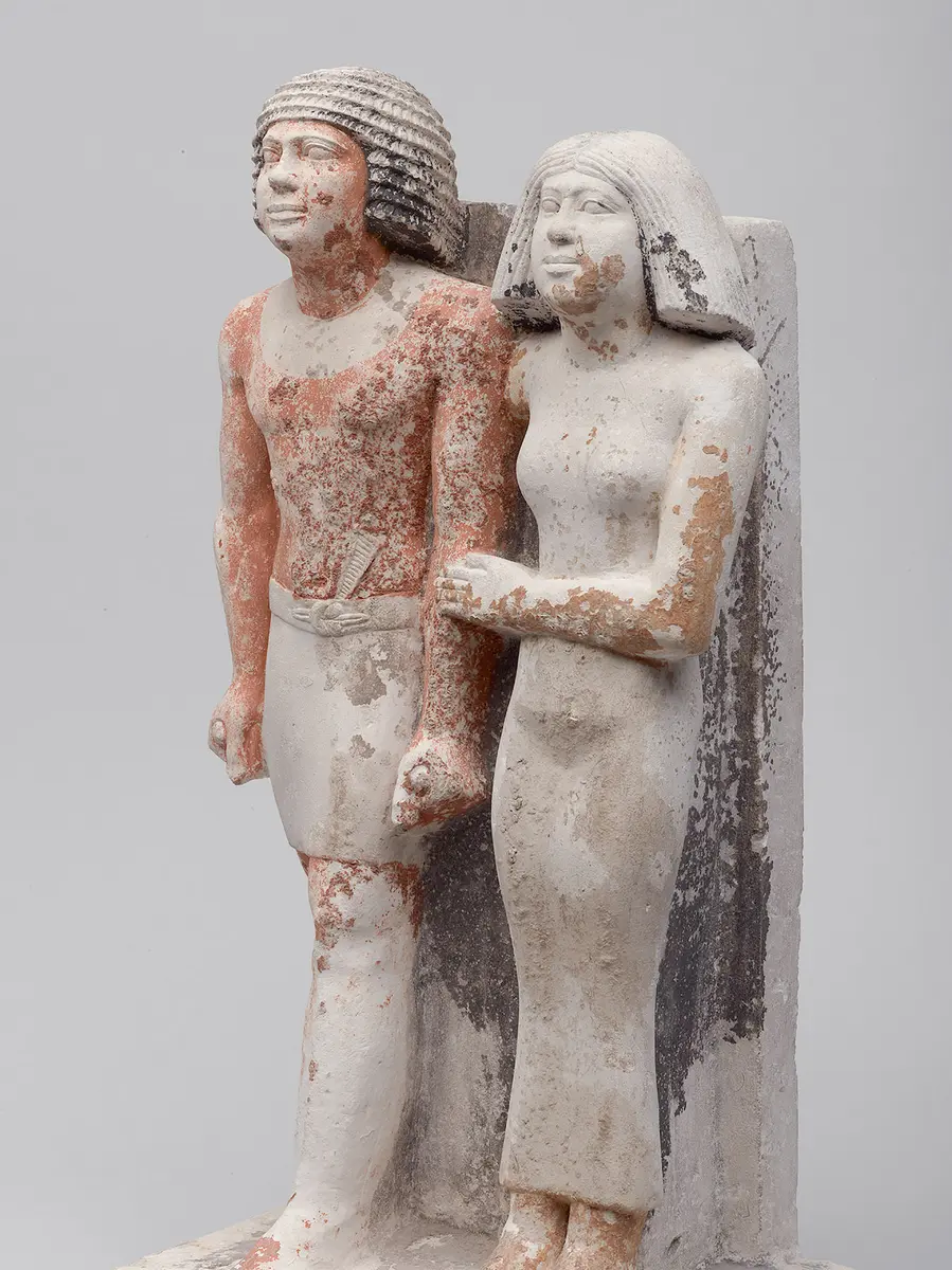 Statuengruppe des Kai-pu-ptah und der Ipep
