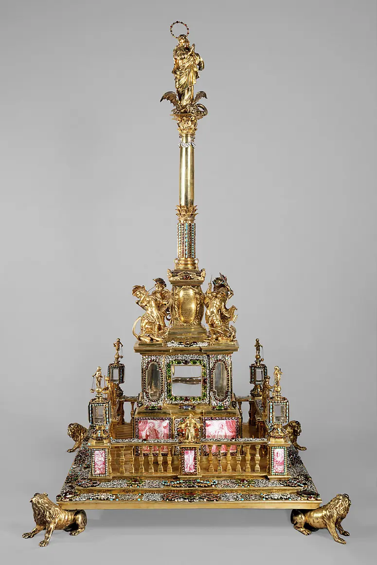 Nachbildung der Mariensäule am Hof in Wien