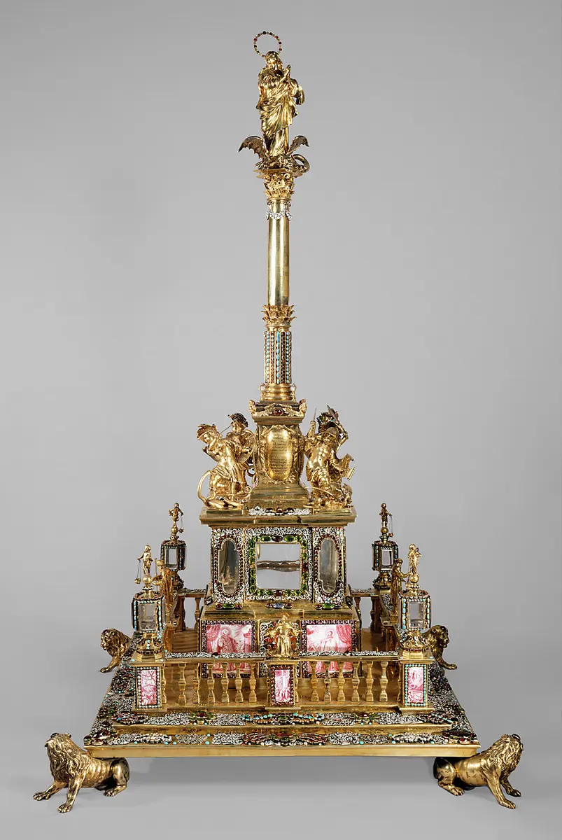 Nachbildung der Mariensäule am Hof in Wien