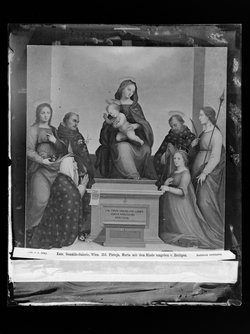 Maria mit Kind und den Hll. Katharina von Siena, Katharina von Alexandrien, Maria Magdalena, Dominikus, Petrus Martyr und einer Märtyrerin