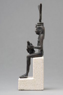 Göttin Isis mit Harpokrates