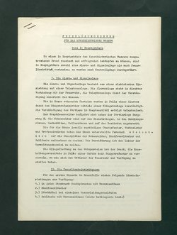 Feuerlöschordnung für das Kunsthistorische Museum, Teil I: Hauptgebäude