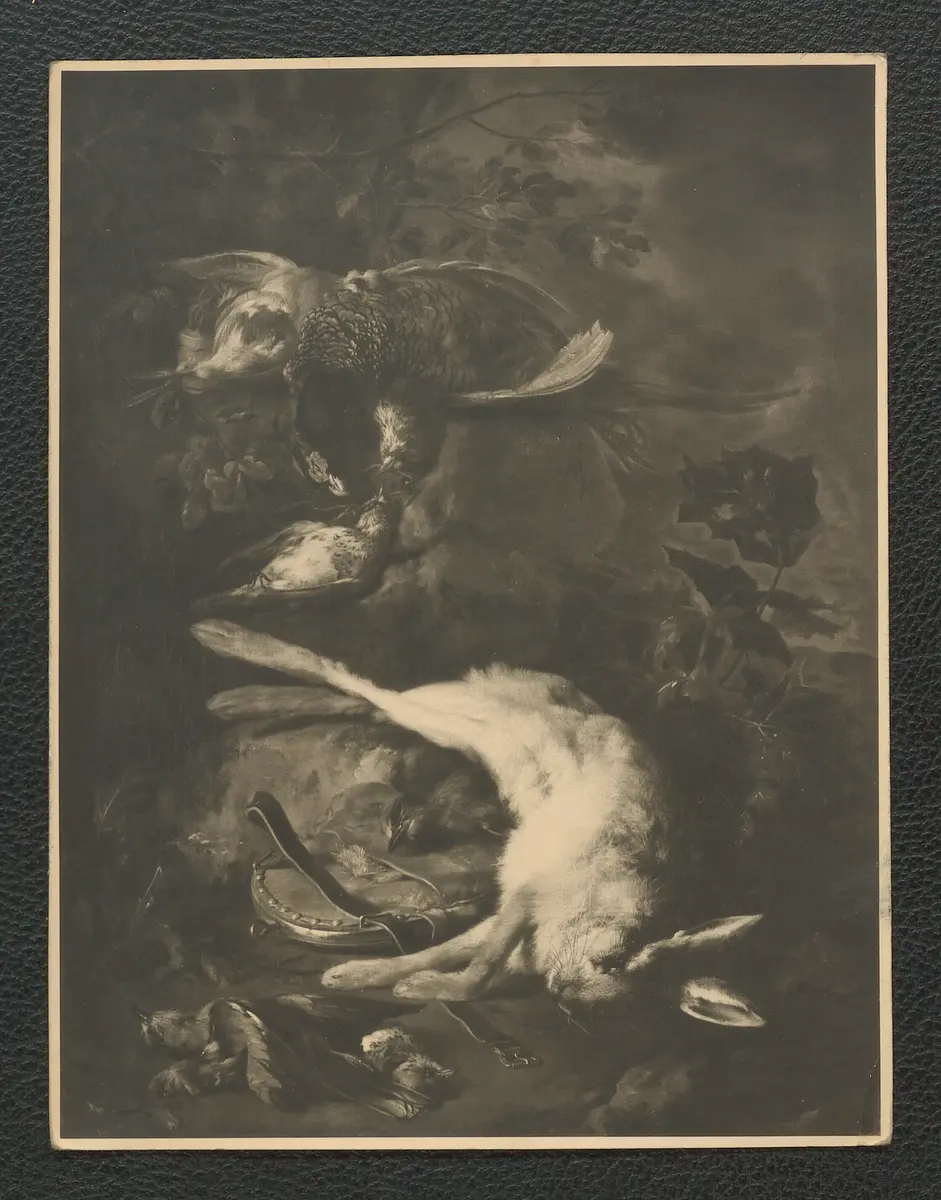 Weenix. Stilleben. Fasan mit Hasen. Öl - Leinwand, 124 x 95,5 cm