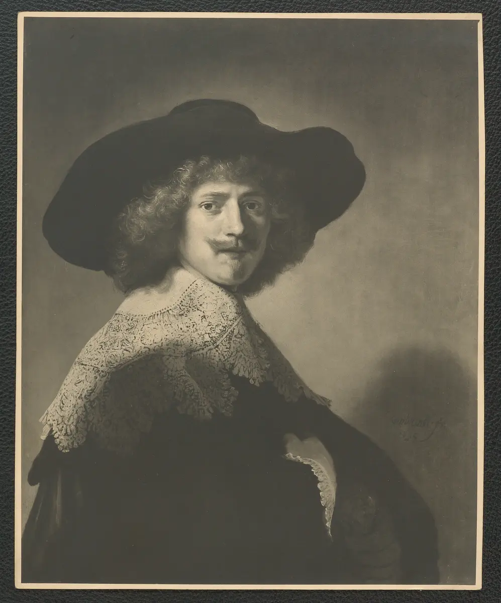 Rembrandt: Bildnis (1635), Öl-Holz, 84 x 67 cm