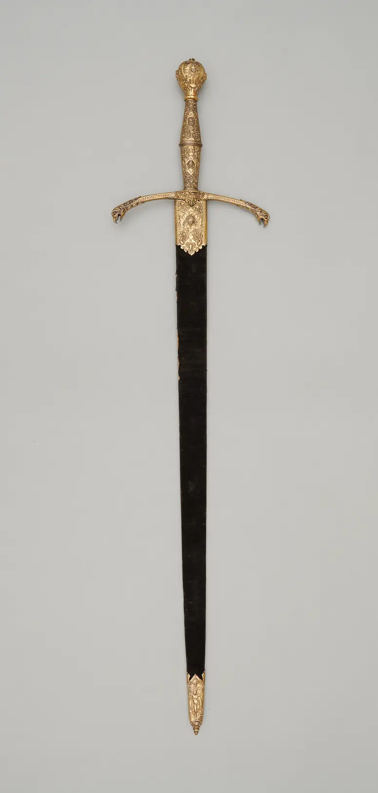 Zeremonienschwert (ggf. Funeralwaffe) mit Scheide