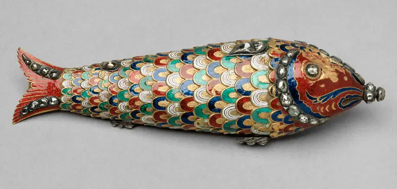 Smelling Salts Bottle in the Form of a Fish