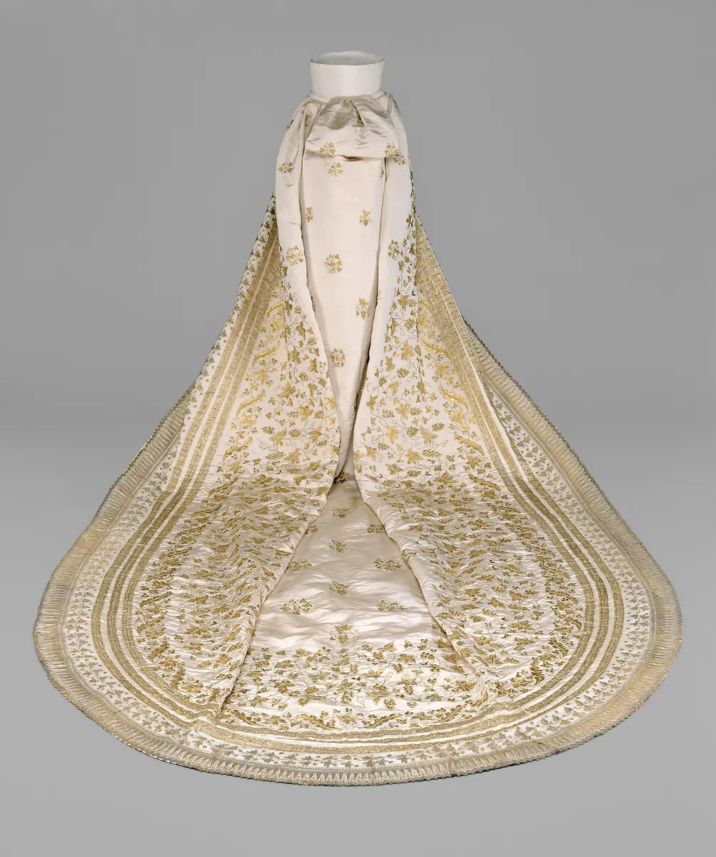 Hochzeitsschleppe der Kaiserin Elisabeth