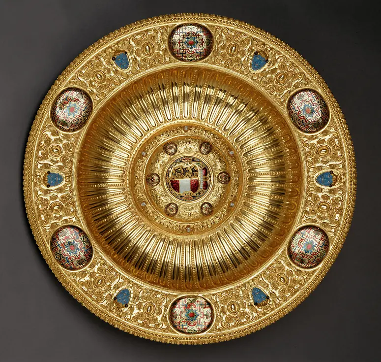 Taufschüssel der Taufgarnitur