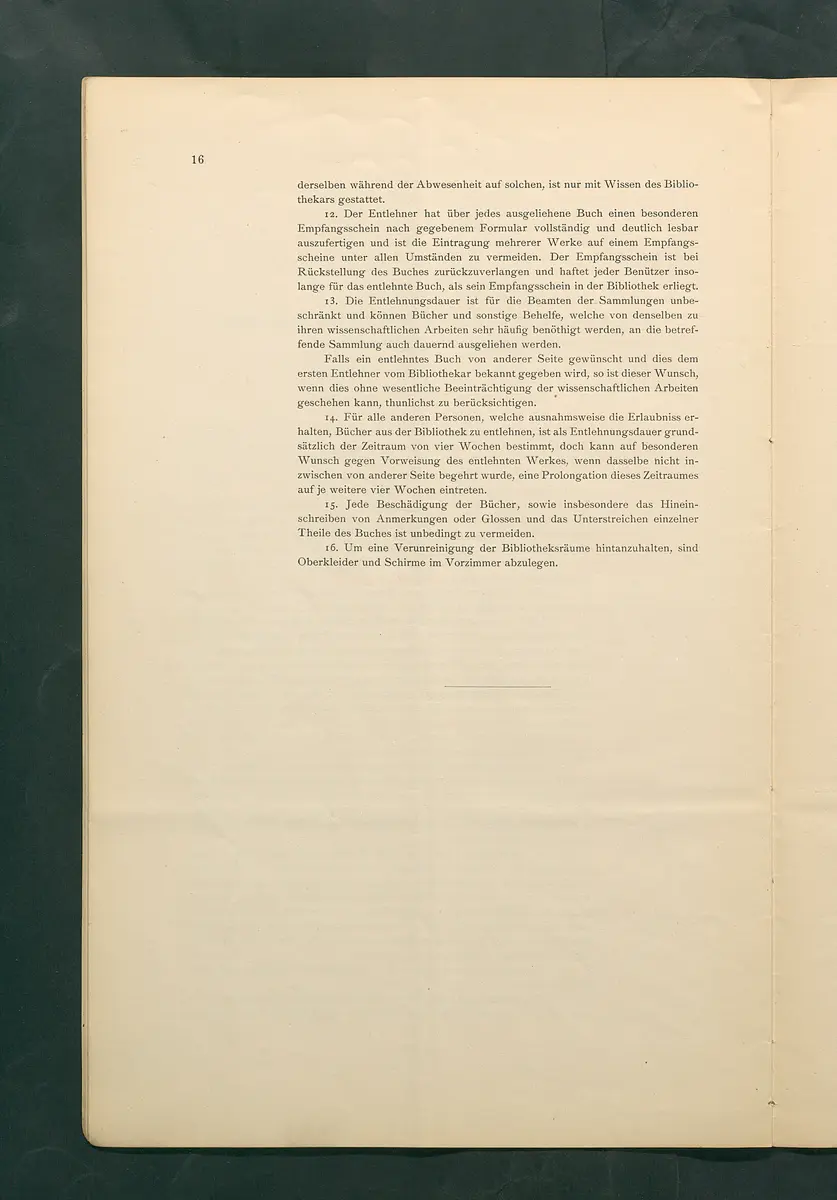 Bestimmungen für den Dienstbetrieb in den kunsthistorischen Sammlungen des Allerhöchsten Kaiserhauses
