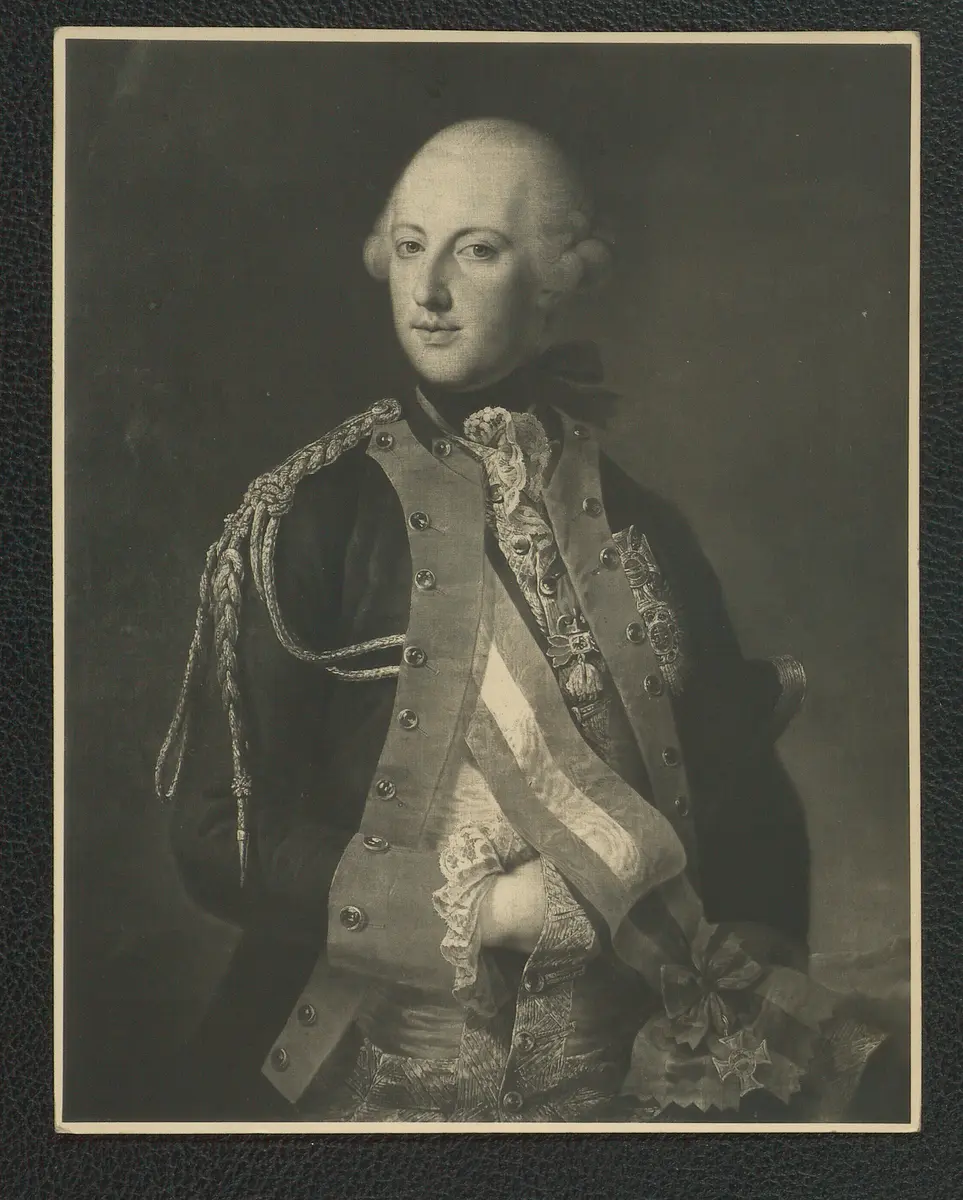 Österreichischer Maler um 1770: Porträt Kaiser Josefs II. 93 x 74 cm