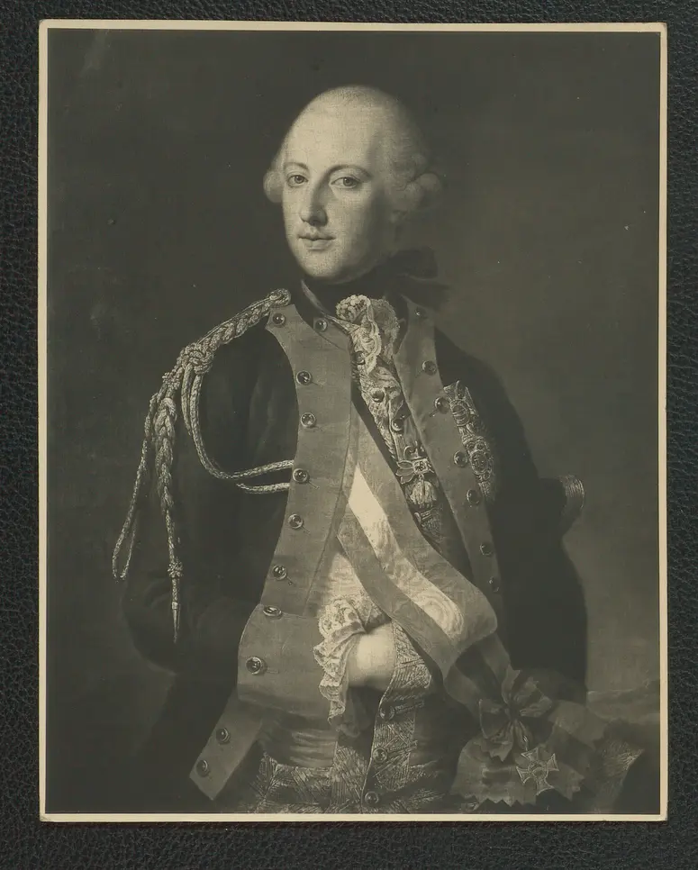 Österreichischer Maler um 1770: Porträt Kaiser Josefs II. 93 x 74 cm