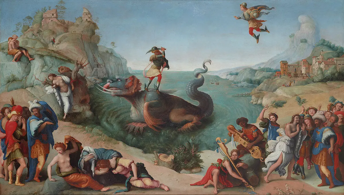 Perseus befreit Andromeda