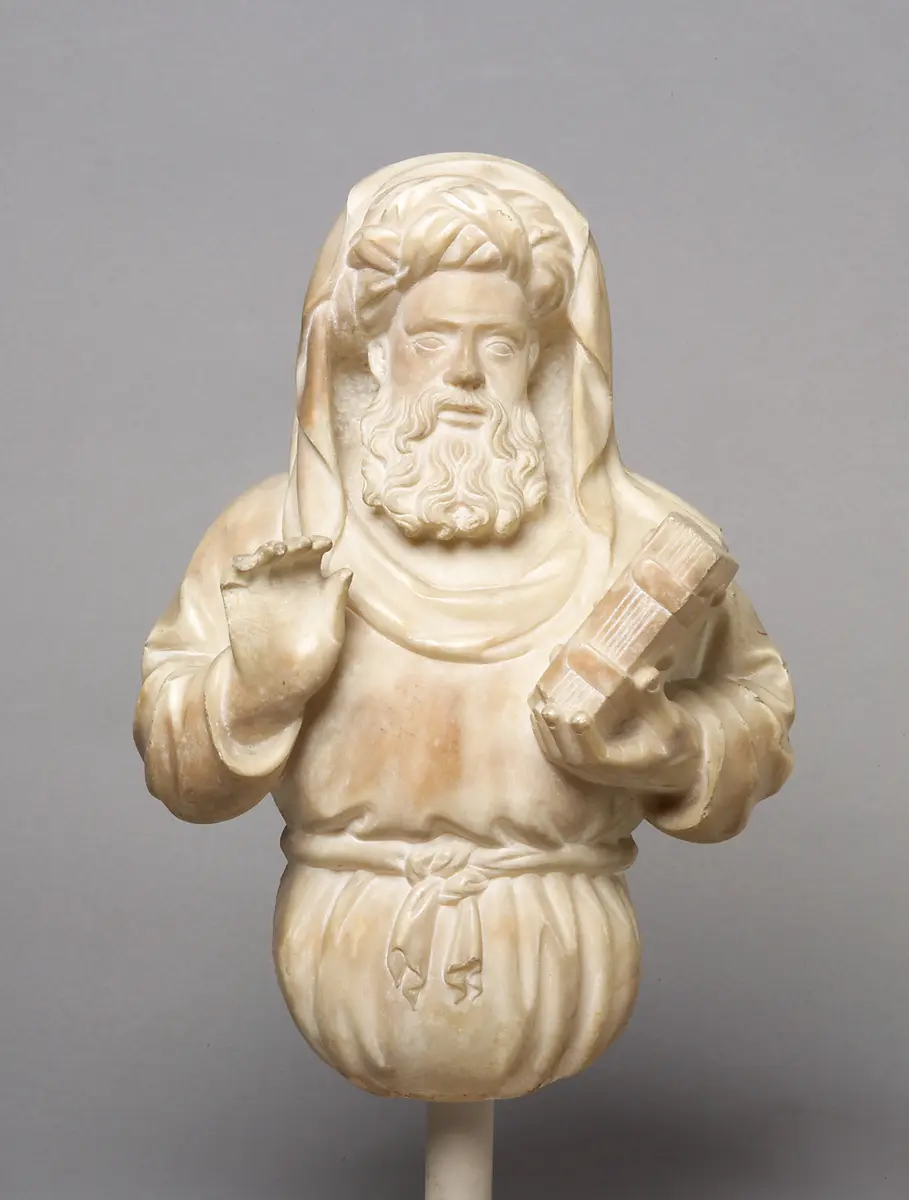 Büste eines Propheten aus einer siebenteiligen Serie