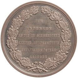 Habsburg: Kaiser Franz Joseph I.; Medaille zum Andenken an die Gefallenen im Deutsch-Dänischen Krieg