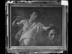 David mit dem Haupt des Goliath