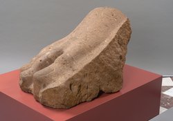 Rechter Vorderfuß einer Kolossalstatue