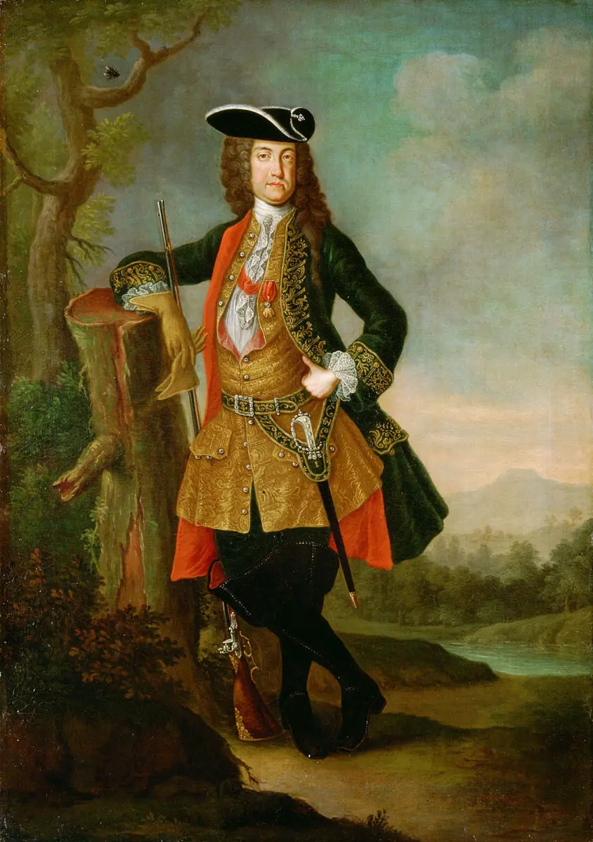 Kaiser Karl VI. (1685-1740) im Jagdkostüm