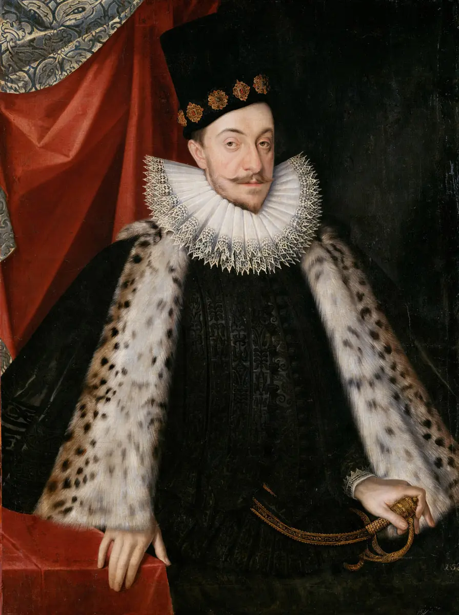 König Sigismund III. (1566-1632) von Polen, Kniestück