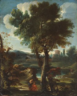 Landschaft mit Hirten