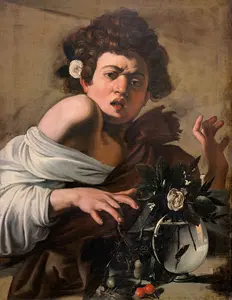 Caravaggio - Knabe, von einer Eidechse gebissen