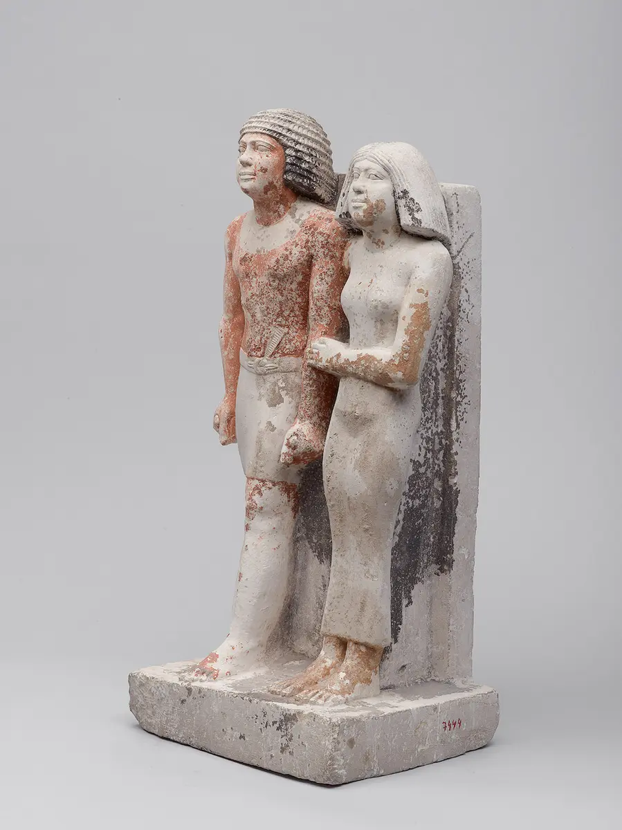 Statuengruppe des Kai-pu-ptah und der Ipep
