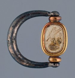 Drehring mit Skarabäus